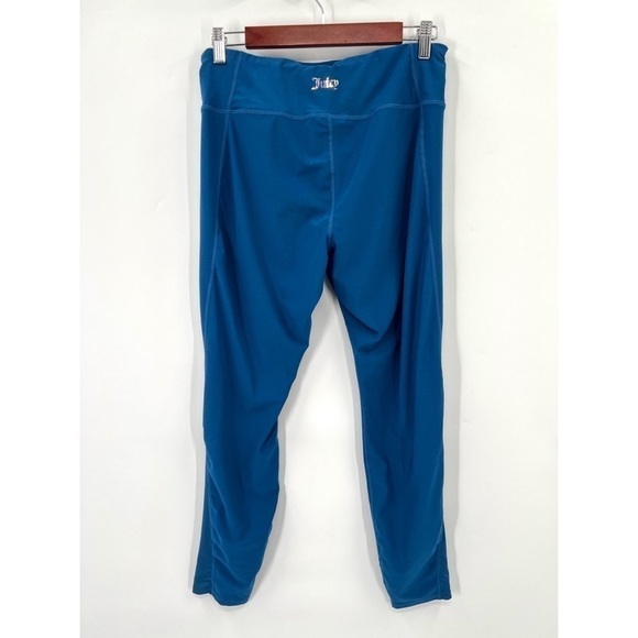 JUICY COUTURE SPORT Woman's Royal Blue Ankle Activewear Leggings Size XL - Picture 5 of 11